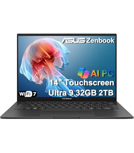 Amazon.com: ASUS Zenbook 14 OLED Touchscreen AI PC Laptop,14